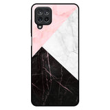 Marble Collage Art Samsung Galaxy M12 Glass Back Cover Online