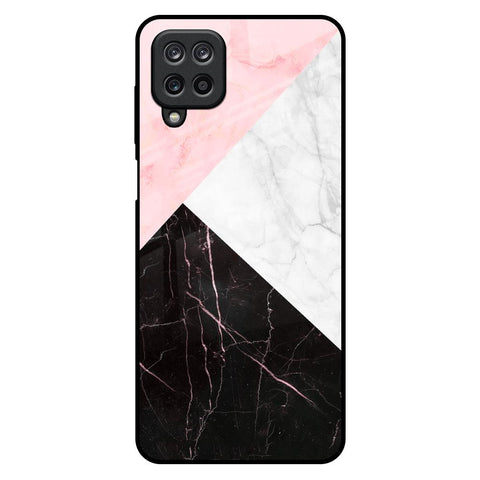 Marble Collage Art Samsung Galaxy M12 Glass Back Cover Online