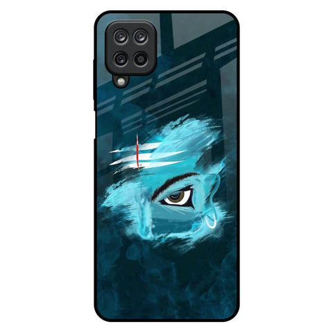 Power Of Trinetra Samsung Galaxy M12 Glass Back Cover Online