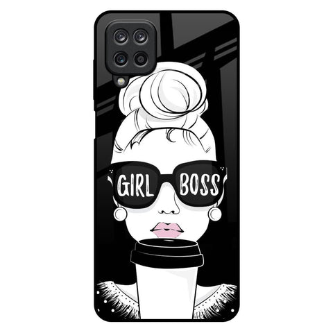 Girl Boss Samsung Galaxy M12 Glass Back Cover Online