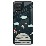 Astronaut Dream Samsung Galaxy M12 Glass Back Cover Online
