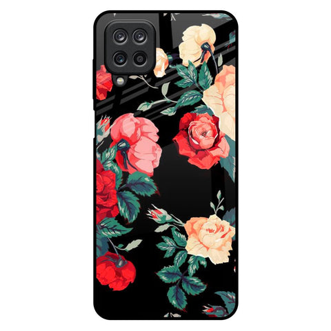 Floral Bunch Samsung Galaxy M12 Glass Back Cover Online