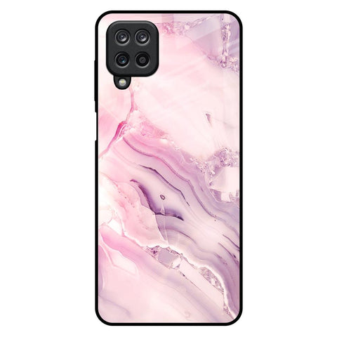 Diamond Pink Gradient Samsung Galaxy M12 Glass Back Cover Online