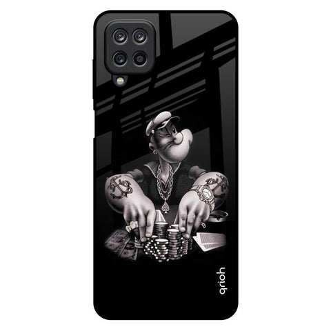Gambling Problem Samsung Galaxy M12 Glass Back Cover Online