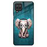 Adorable Baby Elephant Samsung Galaxy M12 Glass Back Cover Online