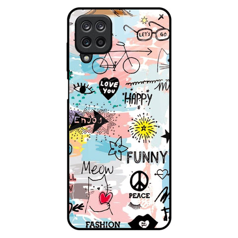 Just For You Samsung Galaxy M12 Glass Back Cover Online