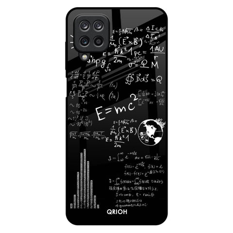 Funny Math Samsung Galaxy M12 Glass Back Cover Online