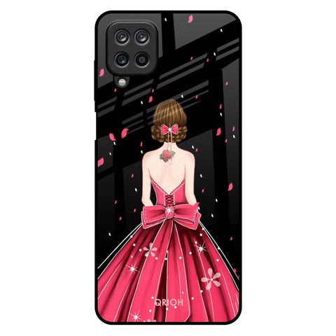 Fashion Princess Samsung Galaxy M12 Glass Back Cover Online