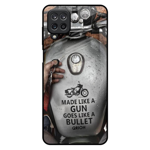 Royal Bike Samsung Galaxy M12 Glass Back Cover Online