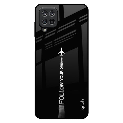 Follow Your Dreams Samsung Galaxy M12 Glass Back Cover Online
