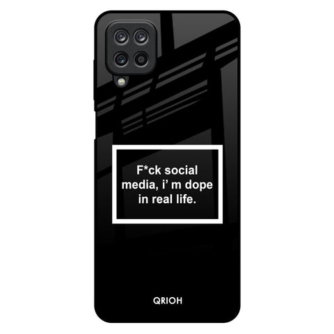 Dope In Life Samsung Galaxy M12 Glass Back Cover Online