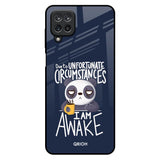 Struggling Panda Samsung Galaxy M12 Glass Back Cover Online