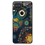 Owl Art Samsung Galaxy M12 Glass Back Cover Online