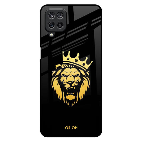 Lion The King Samsung Galaxy M12 Glass Back Cover Online