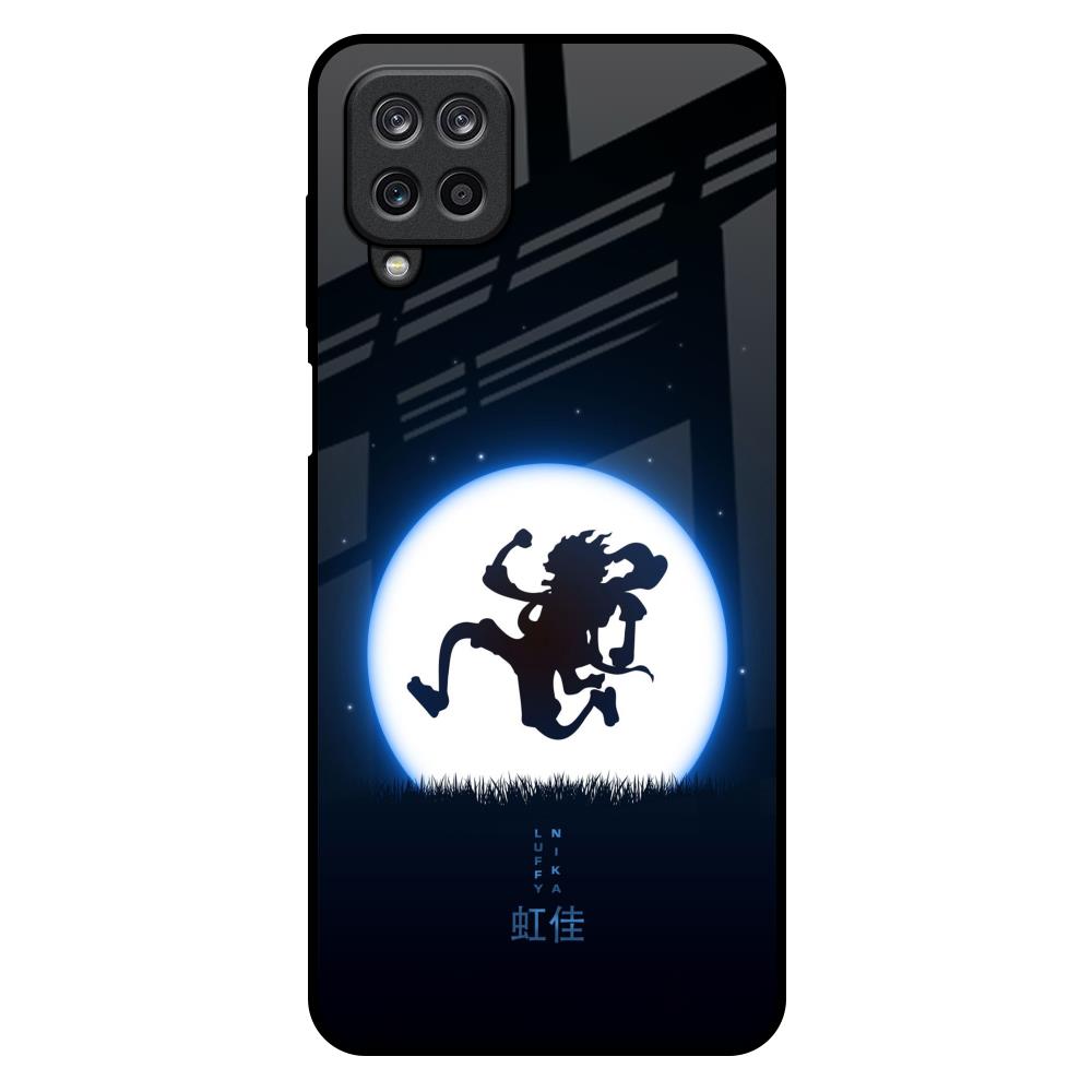 Luffy Nika Samsung Galaxy M12 Glass Back Cover Online