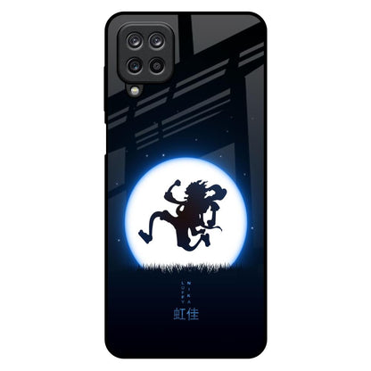 Luffy Nika Samsung Galaxy M12 Glass Back Cover Online