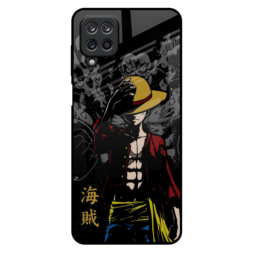 Dark Luffy Samsung Galaxy M12 Glass Back Cover Online