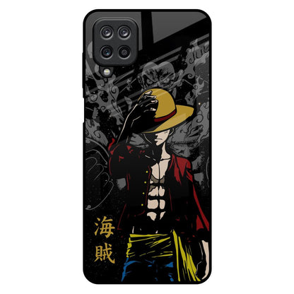 Dark Luffy Samsung Galaxy M12 Glass Back Cover Online