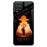 Luffy One Piece Samsung Galaxy M12 Glass Back Cover Online
