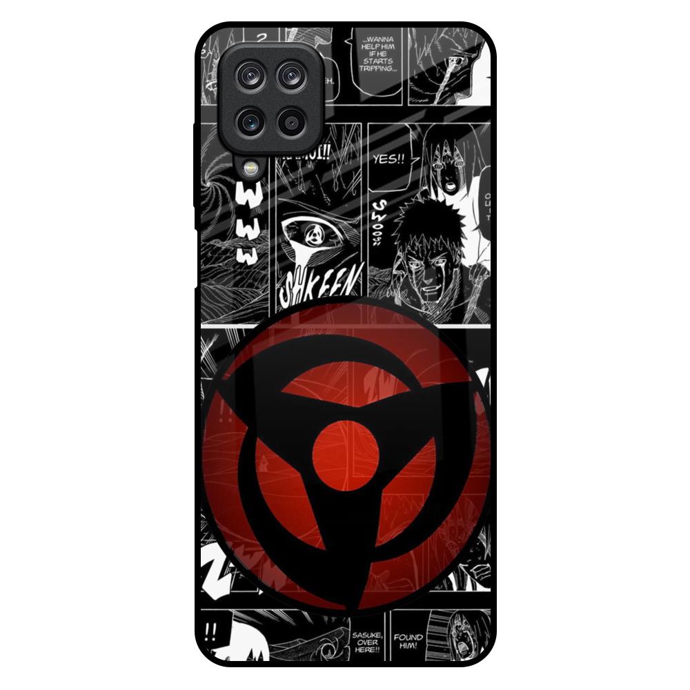 Sharingan Samsung Galaxy M12 Glass Back Cover Online