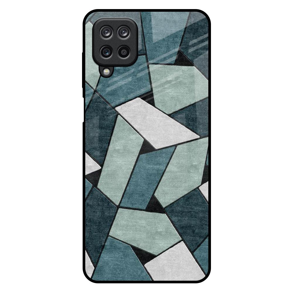 Abstact Tiles Samsung Galaxy M12 Glass Back Cover Online