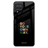 Go Your Own Way Samsung Galaxy M12 Glass Back Cover Online