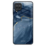 Deep Ocean Marble Samsung Galaxy M12 Glass Back Cover Online