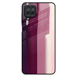 Brush Stroke Art Samsung Galaxy M12 Glass Back Cover Online