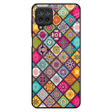Multicolor Mandala Samsung Galaxy M12 Glass Back Cover Online