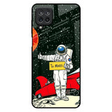 Astronaut on Mars Samsung Galaxy M12 Glass Back Cover Online