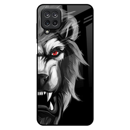 Wild Lion Samsung Galaxy M12 Glass Back Cover Online