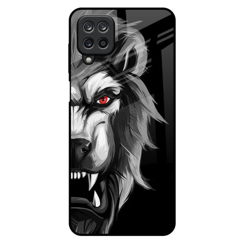 Wild Lion Samsung Galaxy M12 Glass Back Cover Online