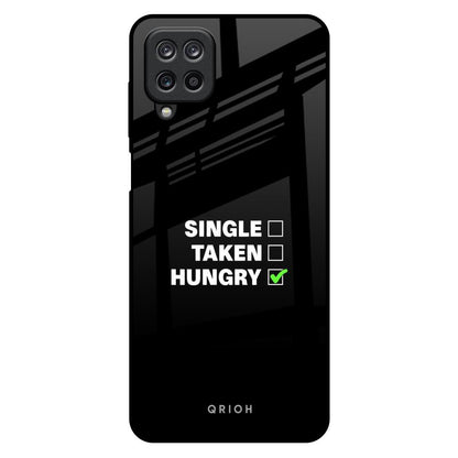 Hungry Samsung Galaxy M12 Glass Back Cover Online