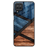 Wooden Tiles Samsung Galaxy M12 Glass Back Cover Online