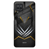 Black Warrior Samsung Galaxy M12 Glass Back Cover Online