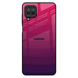 Wavy Pink Pattern Samsung Galaxy M12 Glass Back Cover Online
