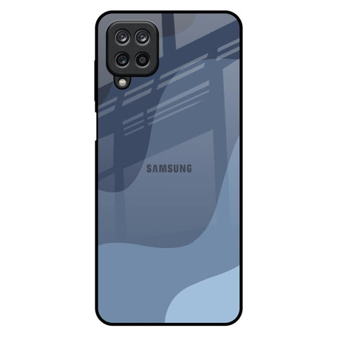 Navy Blue Ombre Samsung Galaxy M12 Glass Back Cover Online