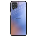 Blue Aura Samsung Galaxy M12 Glass Back Cover Online
