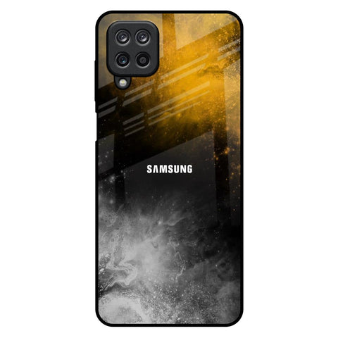 Gold Gradient Samsung Galaxy M12 Glass Back Cover Online