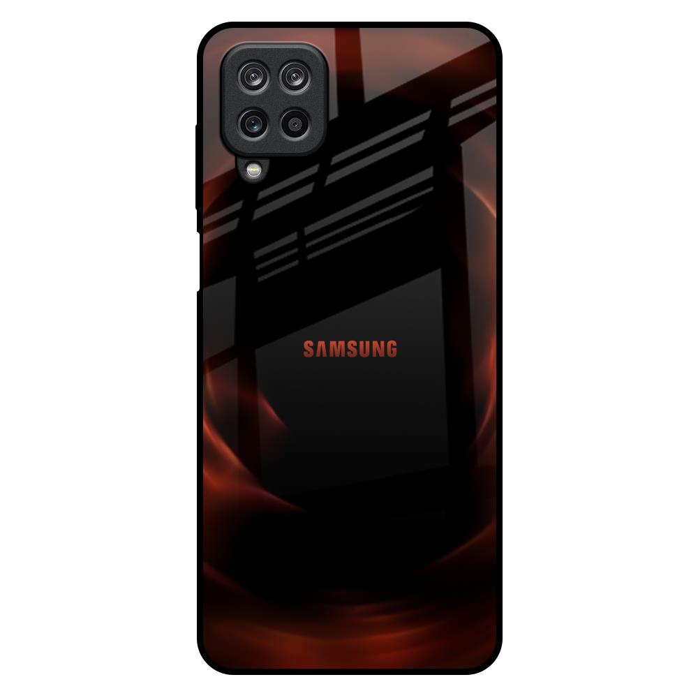 Evil Fire Samsung Galaxy M12 Glass Back Cover Online