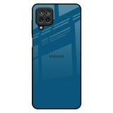 Cobalt Blue Samsung Galaxy M12 Glass Back Cover Online