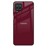 Classic Burgundy Samsung Galaxy M12 Glass Back Cover Online