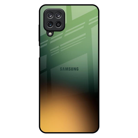 Blurry Forest Samsung Galaxy M12 Glass Back Cover Online