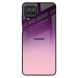 Purple Gradient Samsung Galaxy M12 Glass Back Cover Online