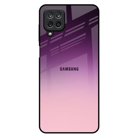 Purple Gradient Samsung Galaxy M12 Glass Back Cover Online