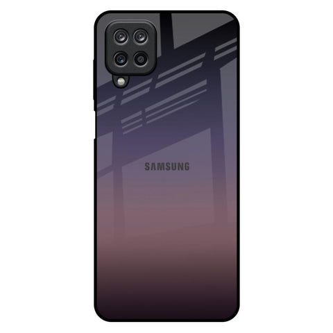 Grey Ombre Samsung Galaxy M12 Glass Back Cover Online