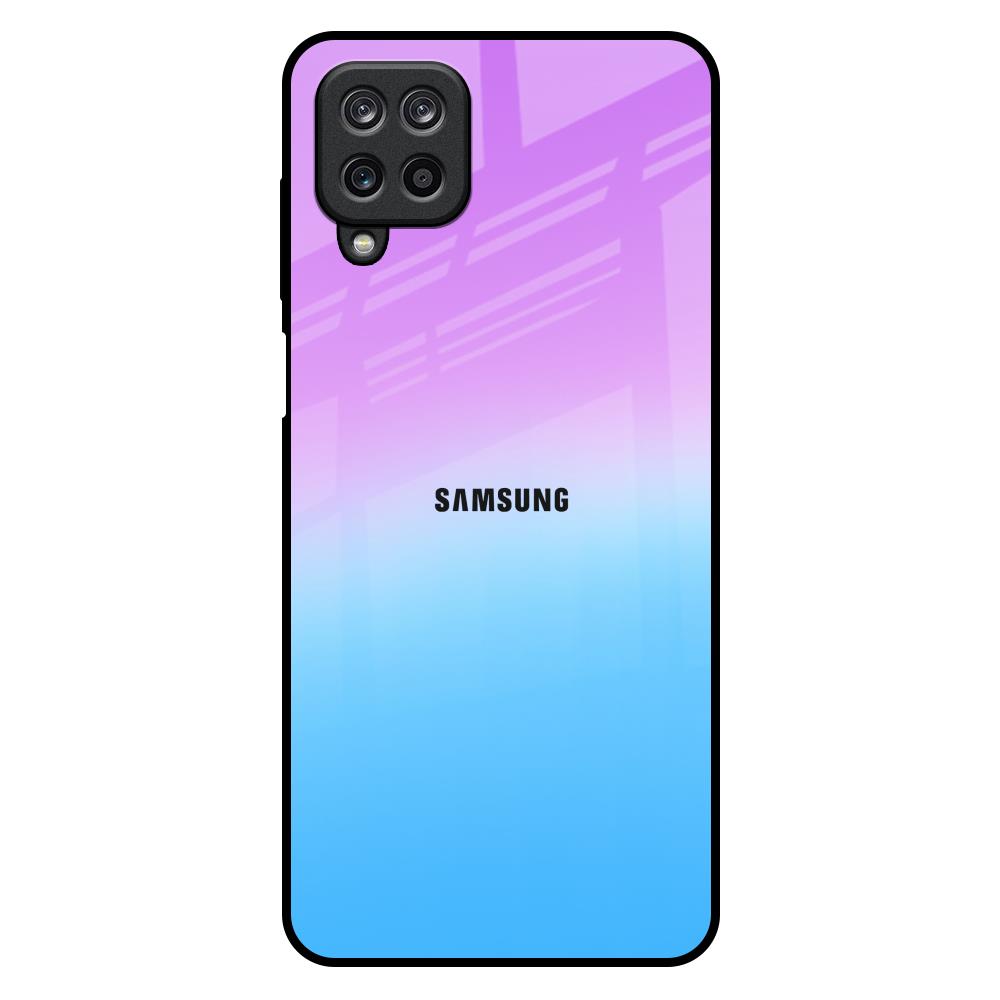 Unicorn Pattern Samsung Galaxy M12 Glass Back Cover Online
