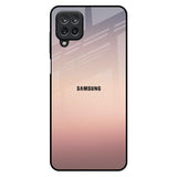 Golden Mauve Samsung Galaxy M12 Glass Back Cover Online