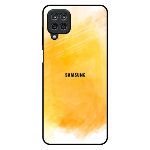 Rustic Orange Samsung Galaxy M12 Glass Back Cover Online