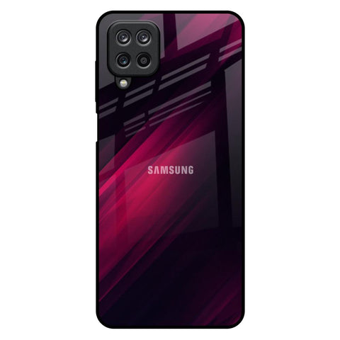 Razor Black Samsung Galaxy M12 Glass Back Cover Online